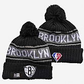 Brooklyn Nets Team Logo Knit Hat YD (4)